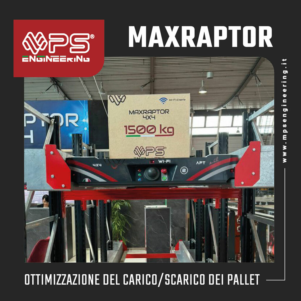 MaxRaptor è un sistema di stoccaggio intensivo