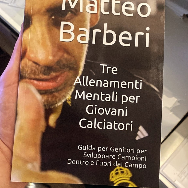 Matteo Barberi, libro "Tre allenamenti mentali per giovani calciatori".