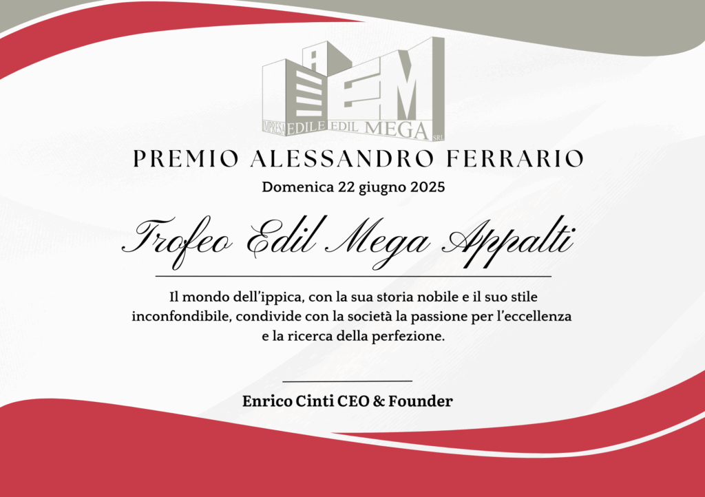 PREMIO Alessandro Ferraio – TROFEO Edil Mega Appalti