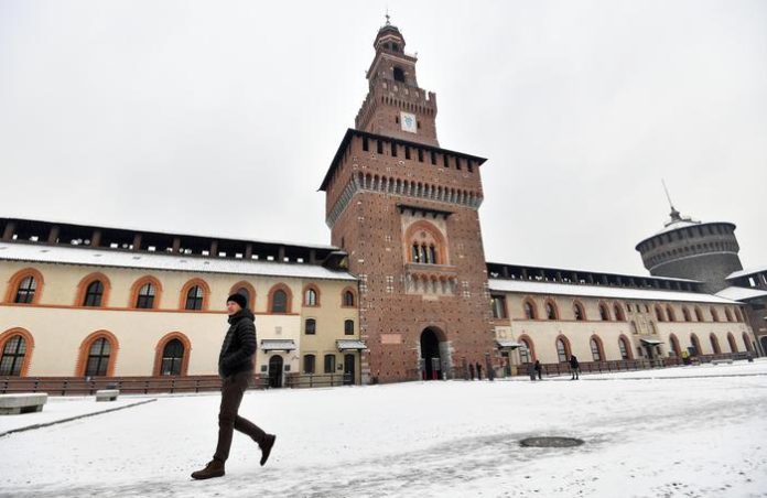 Maltempo: neve a Milano, allo stato non ci sono disagi