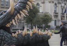 Rampage, coccodrillo gigante a Milano