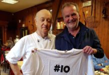 Calderoli al ristorante di Mario Cattaneo