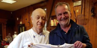 Calderoli al ristorante di Mario Cattaneo