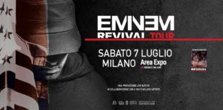 Eminem in concerto a Milano con il Tour Revival 2018.