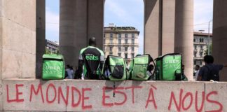 A Milano sciopero dei riders