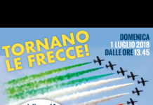 1 luglio “Tornano le Frecce Tricolori” – evento nel parco del Museo Meina sul Lago Maggiore.