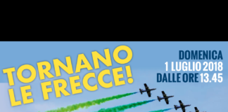 1 luglio “Tornano le Frecce Tricolori” – evento nel parco del Museo Meina sul Lago Maggiore.