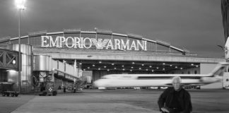 Emporio Armani sfila all’hangar Linate