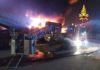 In fiamme capannone di rifiuti a Milano