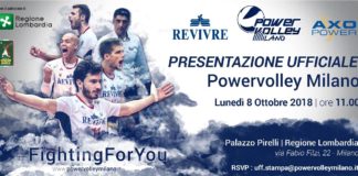 Powervolley Milano _ 8 ottobre 2018 presentazione ufficiale al Pirellone.