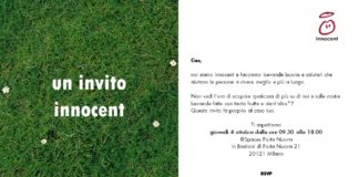 Innocent apre a Porta Nuova giovedì 4.