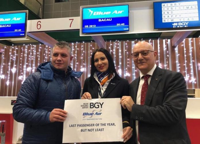 Ultimo passeggero 2018 a MilanBergamoAirport Orio al Serio