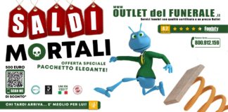 Saldi mortali per chi acquista il funerale Pacchetto Elegante all’Outlet del funerale.