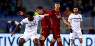 Roma Milan 1-1, gol di Piatek e Zaniolo