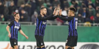 Europa League, l’Inter senza Icardi di rigore a Zurigo, ancora a segno Lautaro Martinez.