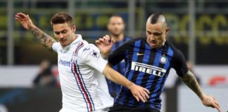 Inter, D’Ambrosio e Nainggolan stendono la Sampdoria, rosicchiati altri 2 punti al Napoli. Marotta apre al rinnovo di Icardi.