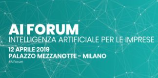 AI Forum, intellgenza artificiale per le imprese, venerdì 12 aprile a Palazzo Mezzanotte.