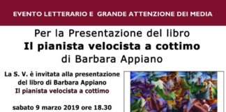 Il pianista velocista a cottimo, Barbara Appiano presenta il suo libro verità sabato 9 alla Libreria Mondadori Occasioni di inchiostro.