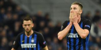 Inter sconfitta dall’Eintracht Francoforte ed eliminata dall’Europa League.