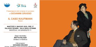Il caso Kaufmann, Giovanni Grasso presenta il suo libro il 21 maggio a Palazzo Soardi a Mantova.
