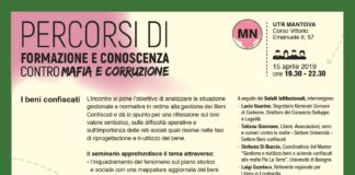 Beni confiscati, due seminari a Mantova.
