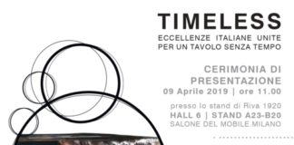 TIMELESS, eccellenze italiane unite per un tavolo senza tempo, martedì 9 al Salone del Mobile.
