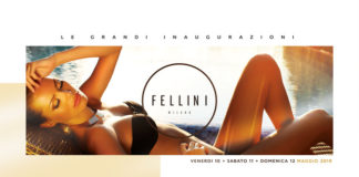 Fellini – Pogliano Milanese, le grandi inaugurazioni: 10/5 Café Chantant, 11/5 Motel Fellini, 12/5 Fellini Beach Hotel