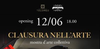 Clausura nell’arte, mostra collettiva dal 12 giugno allo Spazio Arte Tolomeo.