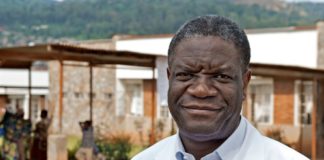 Tour italiano del Premio Nobel per la Pace 2018 Denis Mukwege.