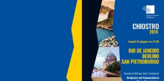 Nel Chiostro suona l’Orchestra del Conservatorio: un viaggio tra Rio de Janeiro, Berlino e San Pietroburgo, lunedì 24.