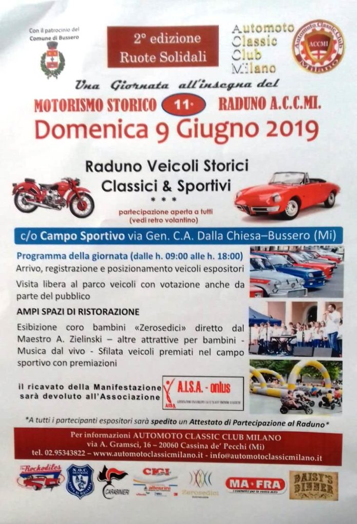 RUOTE SOLIDALI A BUSSERO - INVITO