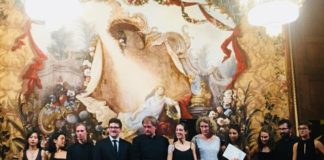 A Villa Medici Giulini di Briosco saggio finale della masterclass di violino e viola .