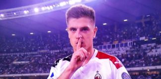 Con un rigore di Piatek il Milan sfata la “fatal Verona” e la “maledizione del 9”. Cori razzisti per Kessiè e Donnarumma.
