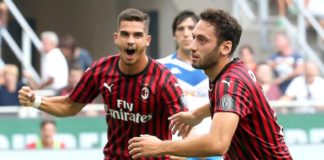 Calhanoglu regala la prima vittoria al Milan di Giampaolo. Mercato, definito con l’Eintracht Francoforte lo scambio Rebic-Andrè Silva.