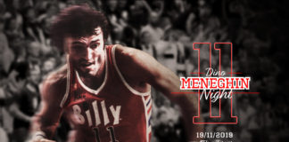 11 per sempre, il 19 novembre la Dino Meneghin Night, ritirata la maglia.