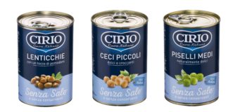 Cirio presenta i Legumi senza sale e zuccheri aggiunti.