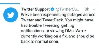 Twitter down da questa mattina.