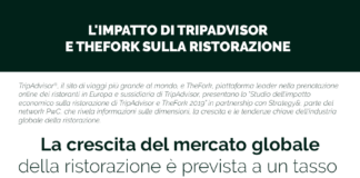 Studio PwC: l’impatto economico di TripAdvisor e TheFork sul mercato della ristorazione 2019.