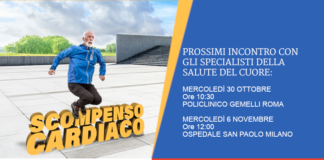 Ogni cuore conta, soprattutto il tuo, la campagna di prevenzione Novartis sullo scompenso cardiaco, mercoledì 6 al San Paolo.