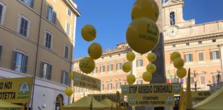Emergenza cinghiali, manifestazione Coldiretti.