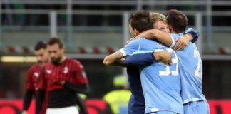Milan sconfitto dalla Lazio.