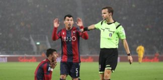 Inter di rigore a Bologna.