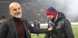 Piatek, Hernandez e Bonaventura, il Milan vince anche a Bologna. Pioli: emozionato da Mihajlovic.