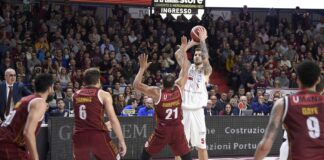 Tripla di Micov, l’Olimpia passa a Venezia in una gara tiratissima.