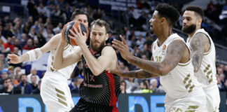 L’Olimpia deve arrendersi al carro armato Real Madrid.