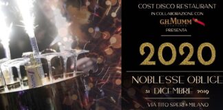 Noblesse Oblige: il Capodanno 2020 di Cost Milano.