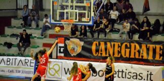 Bonetti Basket Canegrate, brutta sconfitta contro il Fanfulla Lodi.