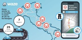 Un Natale tra tecnologia e solidarietà, Waze sostiene i centri di raccolta solidale italiani.