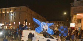 Notte di festa a Bergamo per la qualificazione dell’Atalanta.