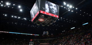 Ricordo di Kobe Bryant nel match di Eurolega tra Olimpia e Bayern.